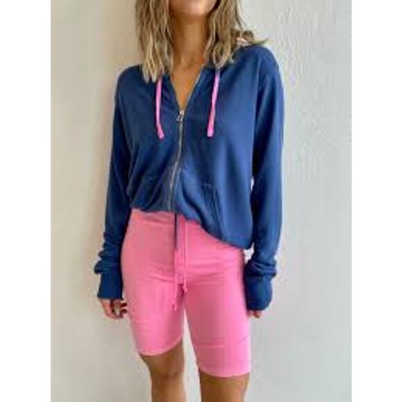Sundry Pants - SUNDRY Biker Shorts in Pop Pink HS21-4E-M40-PGPPK Size 1 Small S NEW NWT